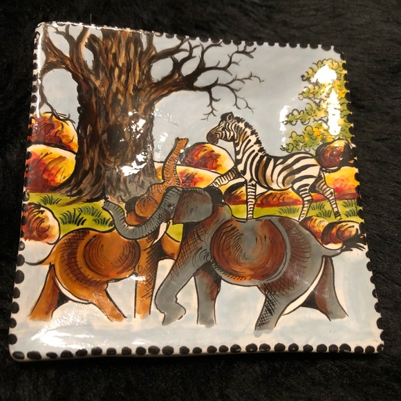 South Africa hand-painted plaque